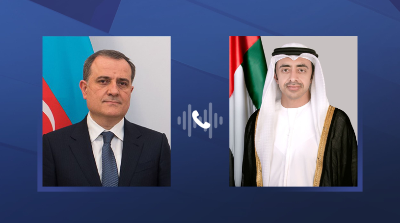 Abdullah bin Zayed, FM of Azerbaijan discuss enhancing bilateral relations over phone