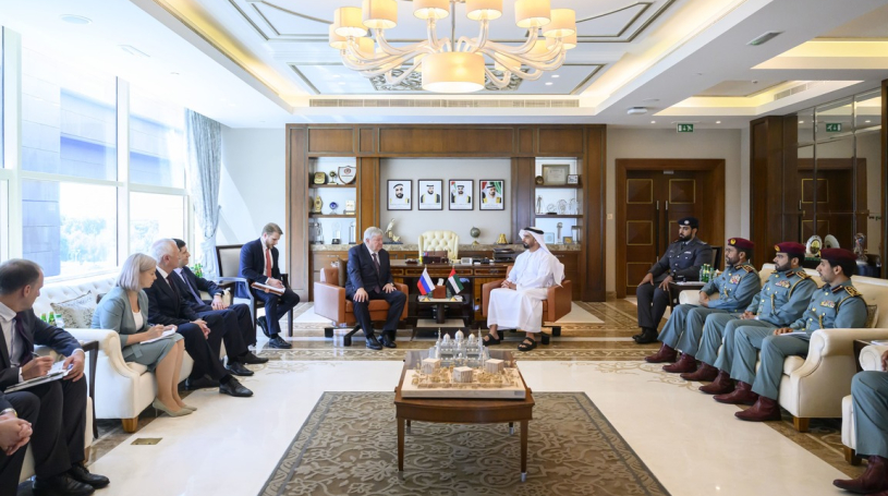 Saif bin Zayed meets with Russian Deputy Interior Minister