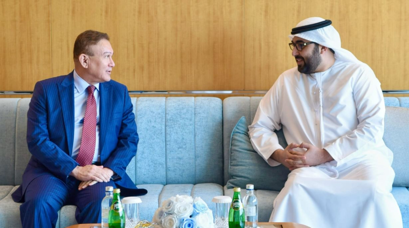 UAQ Crown Prince receives Kazakh Ambassador