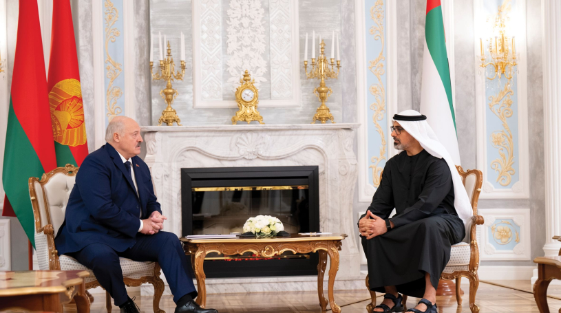 Crown Prince of Abu Dhabi, President of Belarus discuss further strengthening bilateral ties