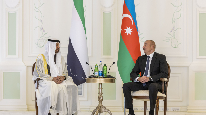 UAE, Azerbaijan Presidents meet in Karabakh to review bilateral ties
