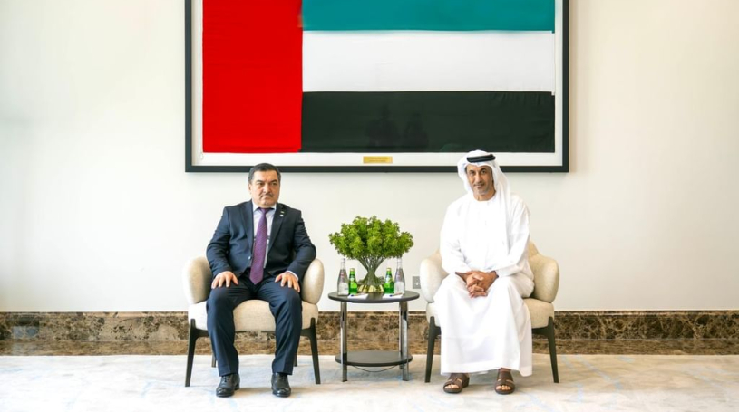 Saeed Al Hajeri receives Deputy Foreign Minister of Tajikistan