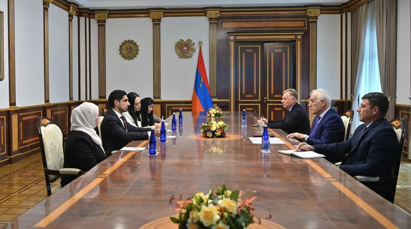 Omran Sharaf meets President of Armenia