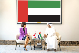 Al Hajeri receives Minister of Foreign Affairs of Georgia