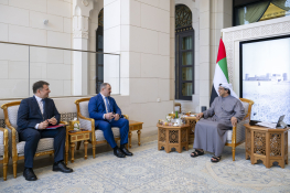 Mansour bin Zayed receives Special Envoy of President of Republic of Belarus to Middle East