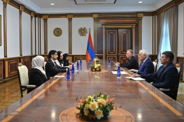 Omran Sharaf meets President of Armenia