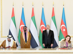 President of Azerbaijan, Tahnoon bin Zayed witness Masdar agreement to explore new renewable energy projects, round-the-clock power opportunities