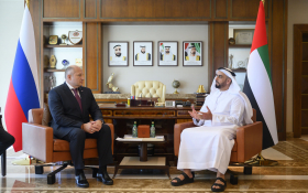 Saif bin Zayed, Russian Minister discuss cooperation