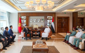 Saif bin Zayed meets with Director of Government Agency at Cabinet of Ministers of Kyrgyzstan