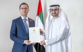 Ambassador of Kazakhstan Presented Copies of Credentials to the UAE Ministry of Foreign Affairs