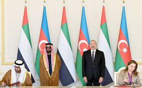 President of Azerbaijan, Tahnoon bin Zayed witness Masdar agreement to explore new renewable energy projects, round-the-clock power opportunities